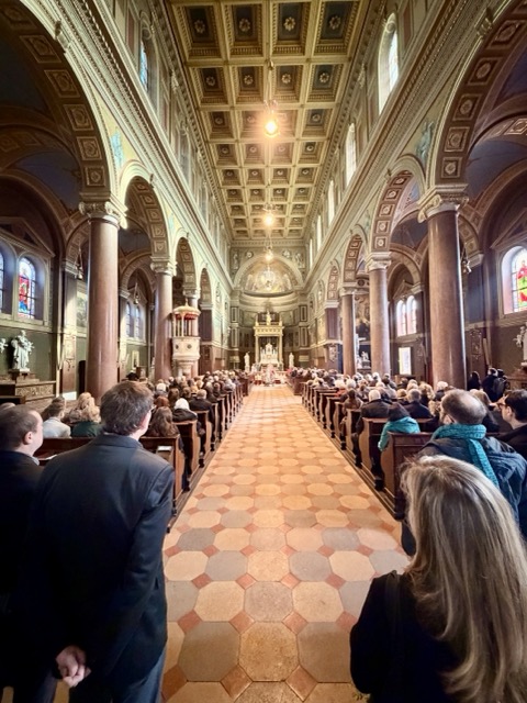 Rozloučení v kostele sv. Václava